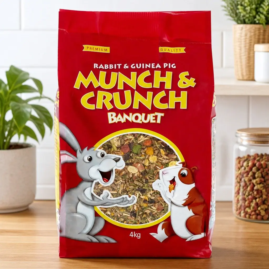 Rabbit Guinea Pig Food 4kg Grain Seed Mix