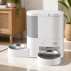 Automatic Pet Feeder Water Dispenser 2-in-1 Smart WiFi App Control Dog Cat 4L