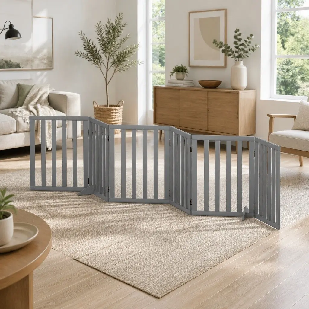 6-Panel Dog Playpen with Flexible Layout
