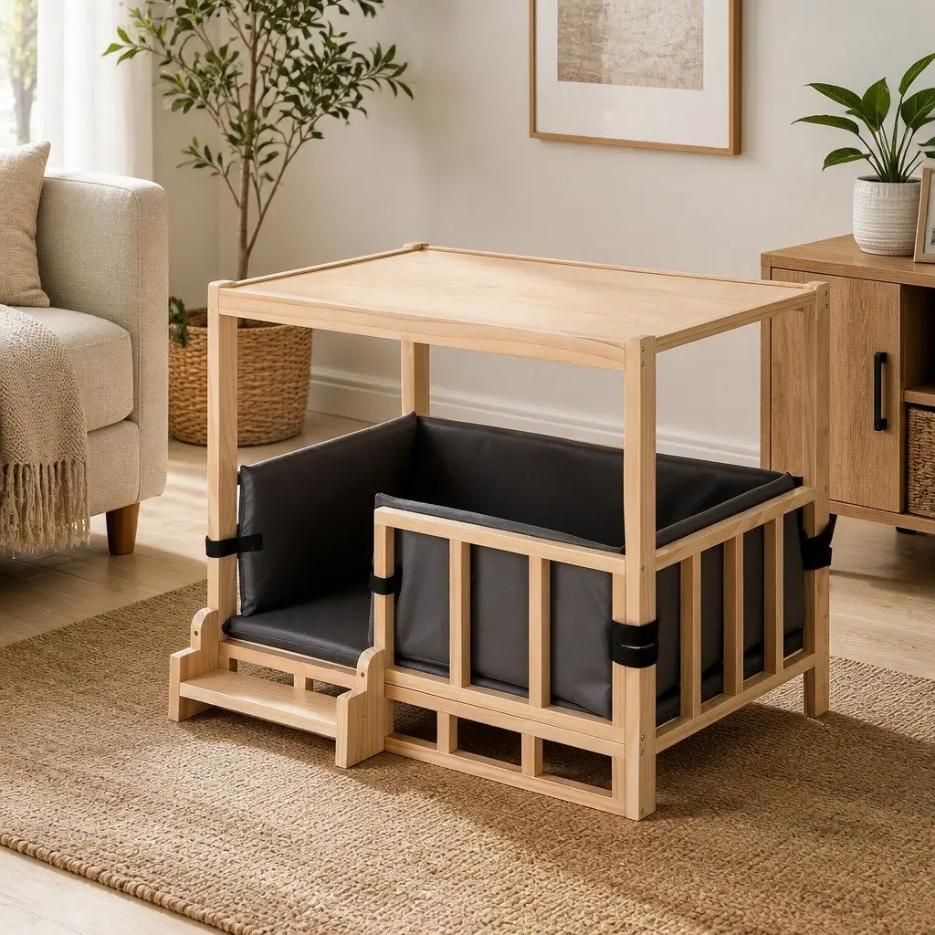 Dog Kennel Crate with Tabletop Space