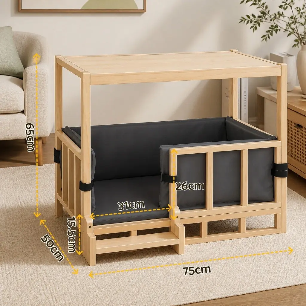 Dog Kennel Crate with Tabletop Space