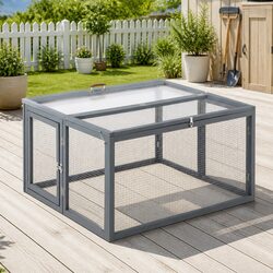 High-Quality Wooden Portable Chicken Coop 110cm