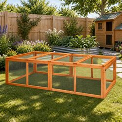 Extra Large Wooden Chicken Coop Rabbit Hutch 180cm