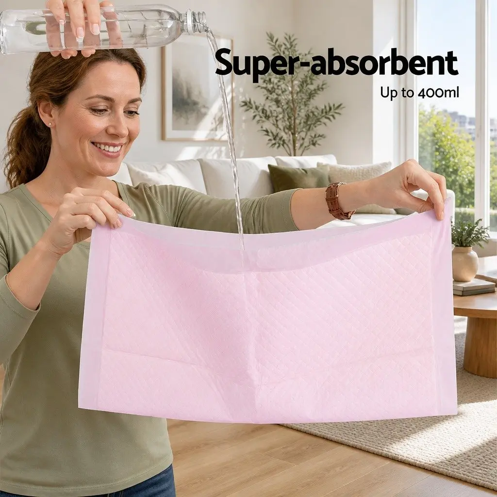 Dog Training Pads Non-woven Fabric 60x60cm Pink