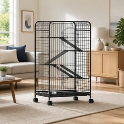 Small Animal Pet Cage Indoor Hutch Rabbit Guinea Pig Bird 110cm 4 Level