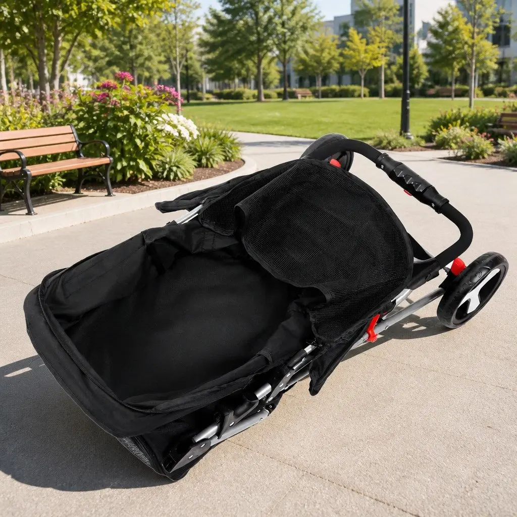 3-Wheel Pet Stroller for Small Animals