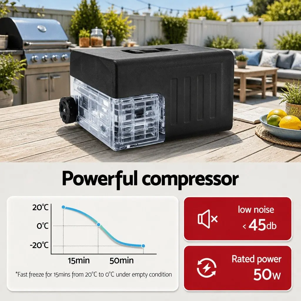 30L Portable Fridge Freezer for Outdoor Use