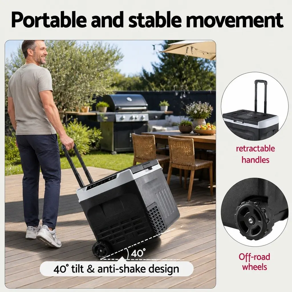 30L Portable Fridge Freezer for Outdoor Use
