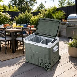 Durable 50L Portable Fridge Freezer for Outdoor Use