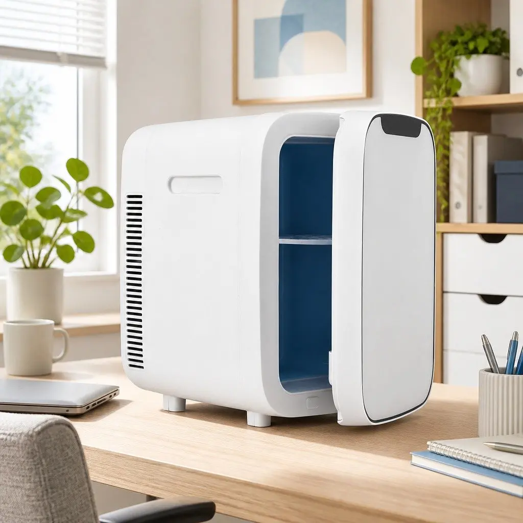 Portable Mini Fridge Compact Electric Cooler Warmer Dual Function 12V 220V White