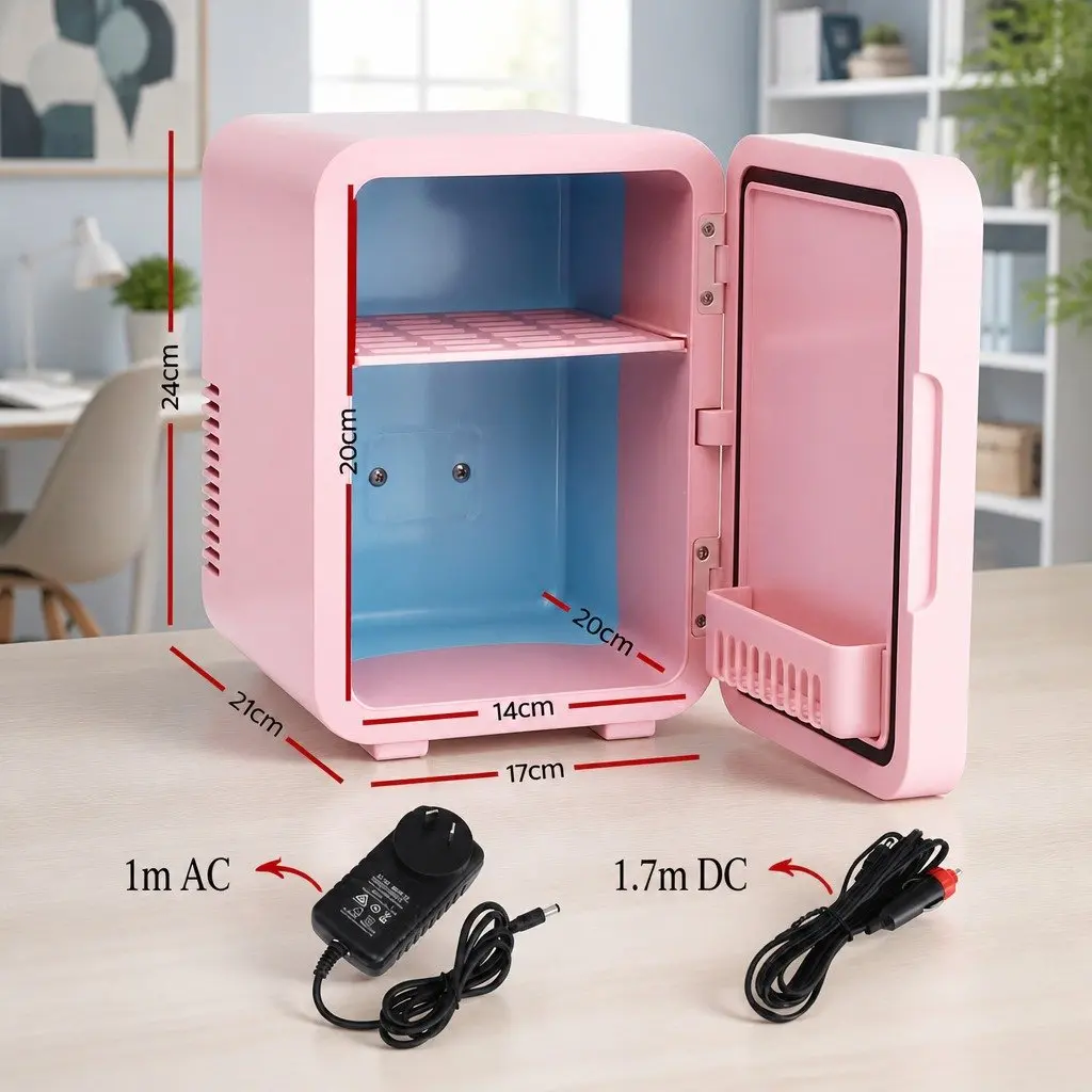 Mini Fridge PP 4L Pink