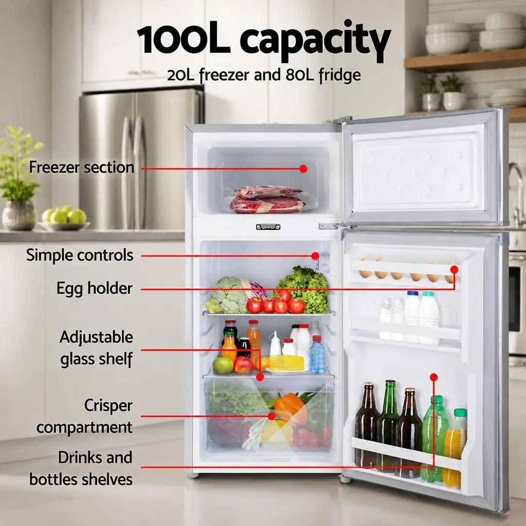 100L Portable Fridge Freezer for Outdoor Adventures