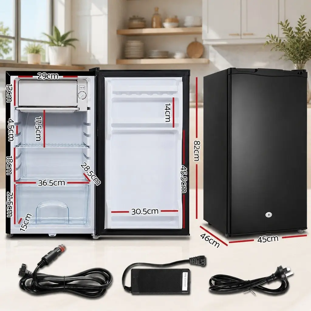 95L Portable Fridge Freezer with Multiple Power Options