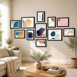 High-Quality 11-Piece Black Photo Frame Set