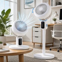 High-Quality Adjustable Pedestal Fan with Remote Control