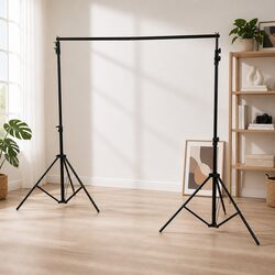 Premium Adjustable Height Backdrop Stand Kit for Photography