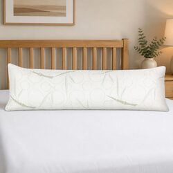 Memory Foam Body Support Pillow with Bamboo Cover