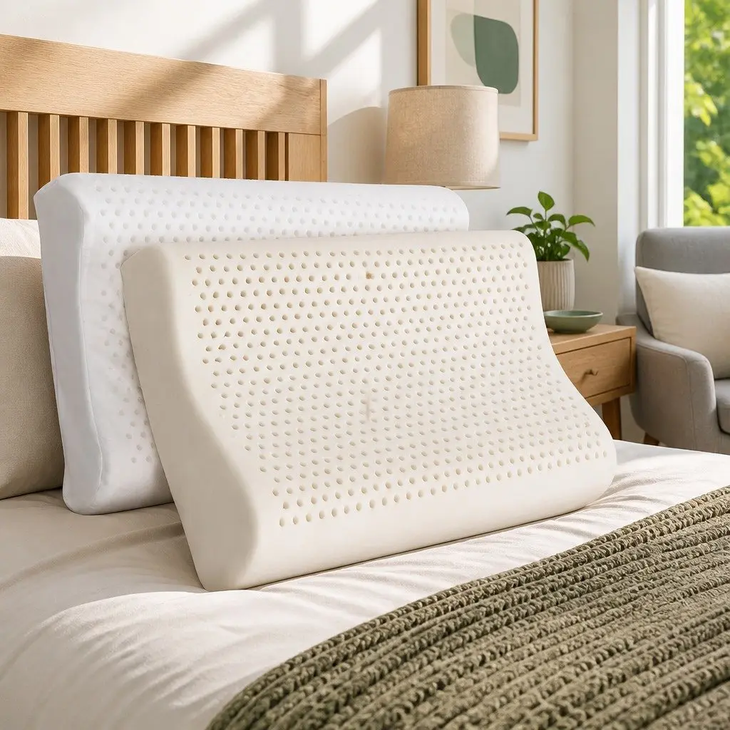 Contour Latex Pillow Twin Pack with 2-Zone Support