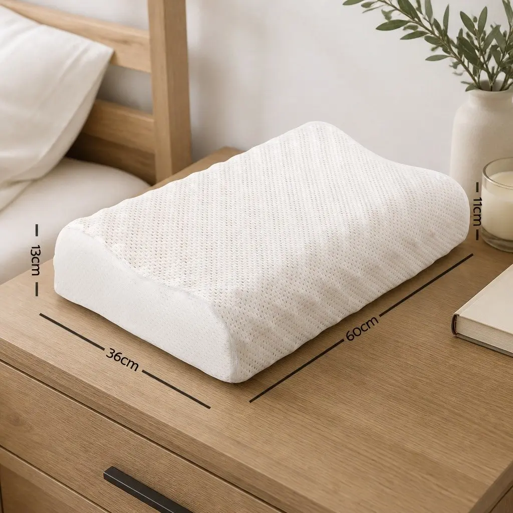 Natural Latex Pillow Twin Pack for Optimal Support