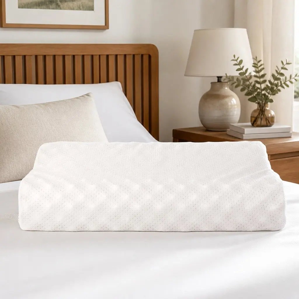 Natural Latex Pillow Twin Pack for Optimal Support