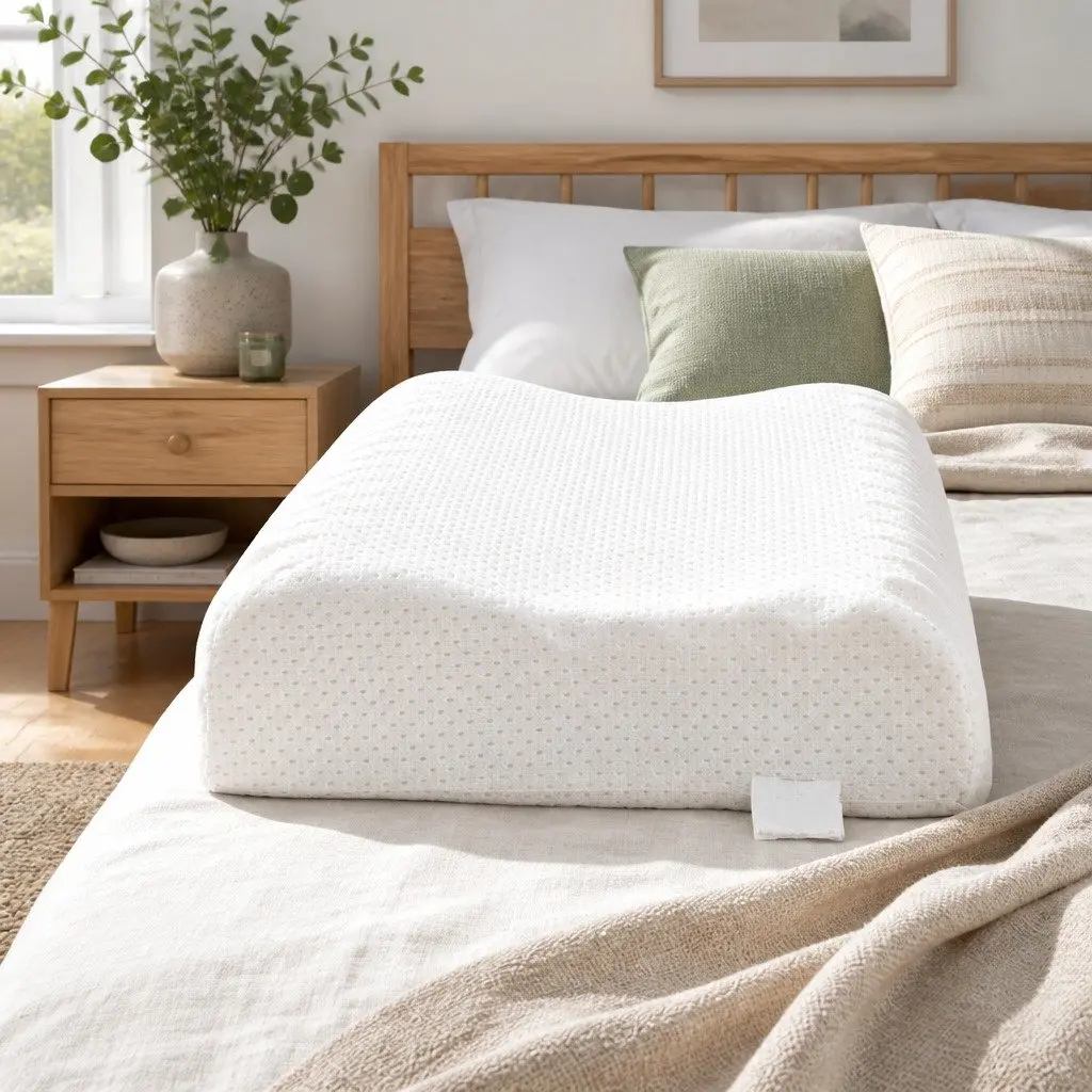 Natural Latex Pillow Twin Pack for Optimal Support