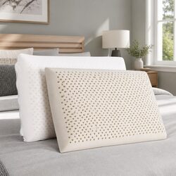 Latex Pillow Set of 2 for Natural Support and Comfort
