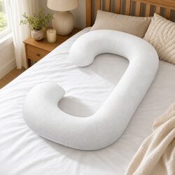 Premium C-Shaped Pregnancy Pillow for Supportive Comfort