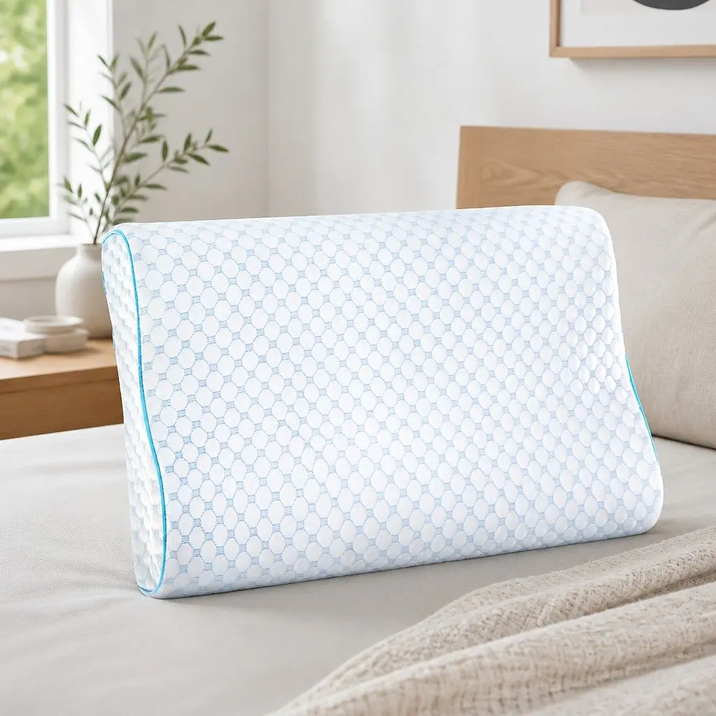Memory Foam Contour Pillow with Cool Gel Cover