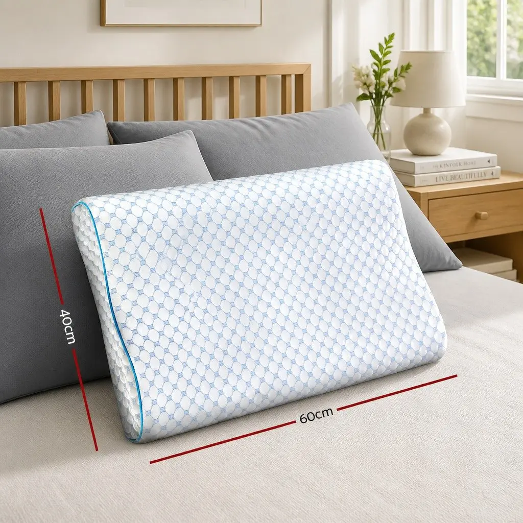 Memory Foam Contour Pillow with Cool Gel Cover