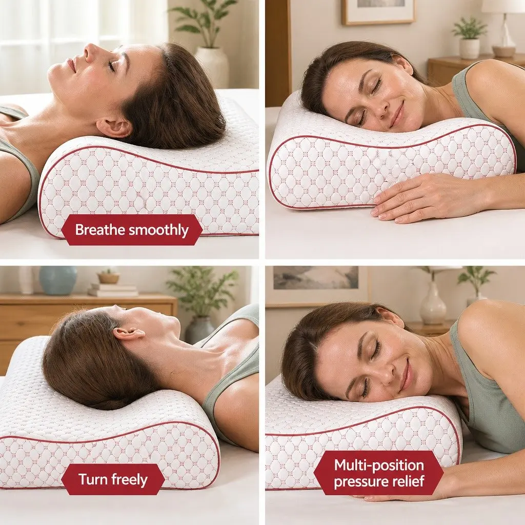 Memory Foam Contour Pillow with Cool Gel Cover