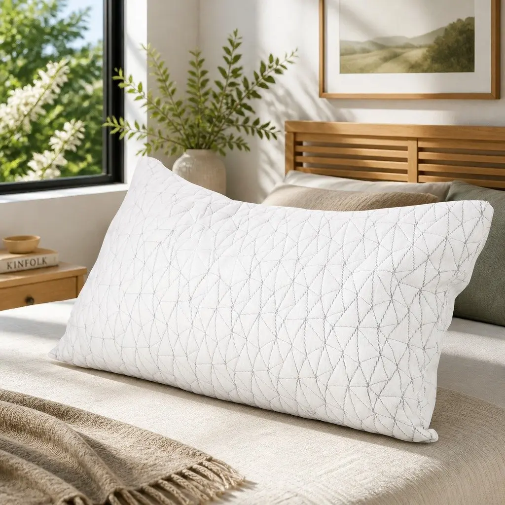 King Size Memory Foam Pillows Twin Pack