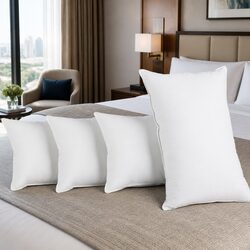 Family Hotel Standard Bed Pillow Set – 4 Pack