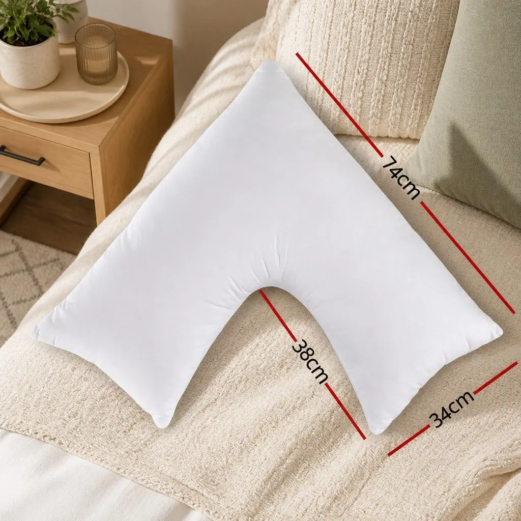 V Shape Body Pillow for Ergonomic Support