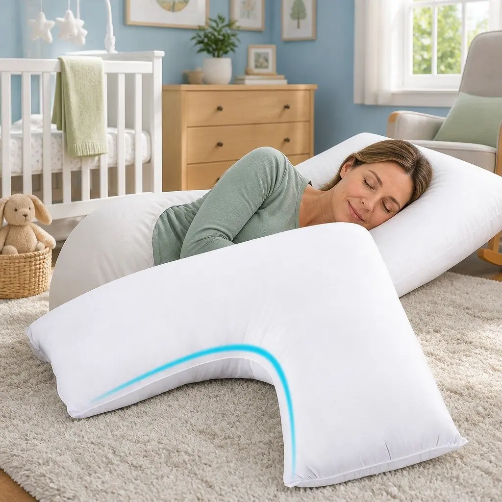 V Shape Body Pillow for Ergonomic Support