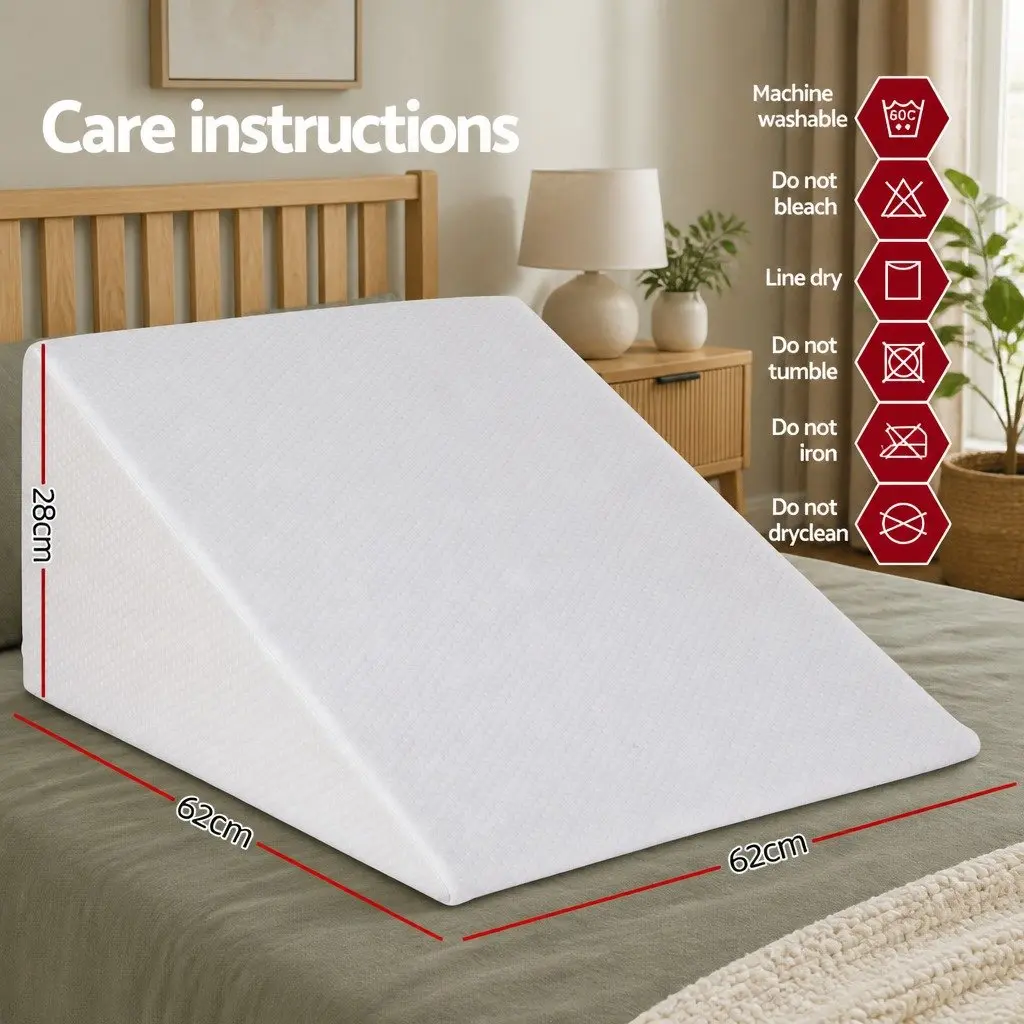 Bed Wedge Support Pillow for Elevation and Comfort