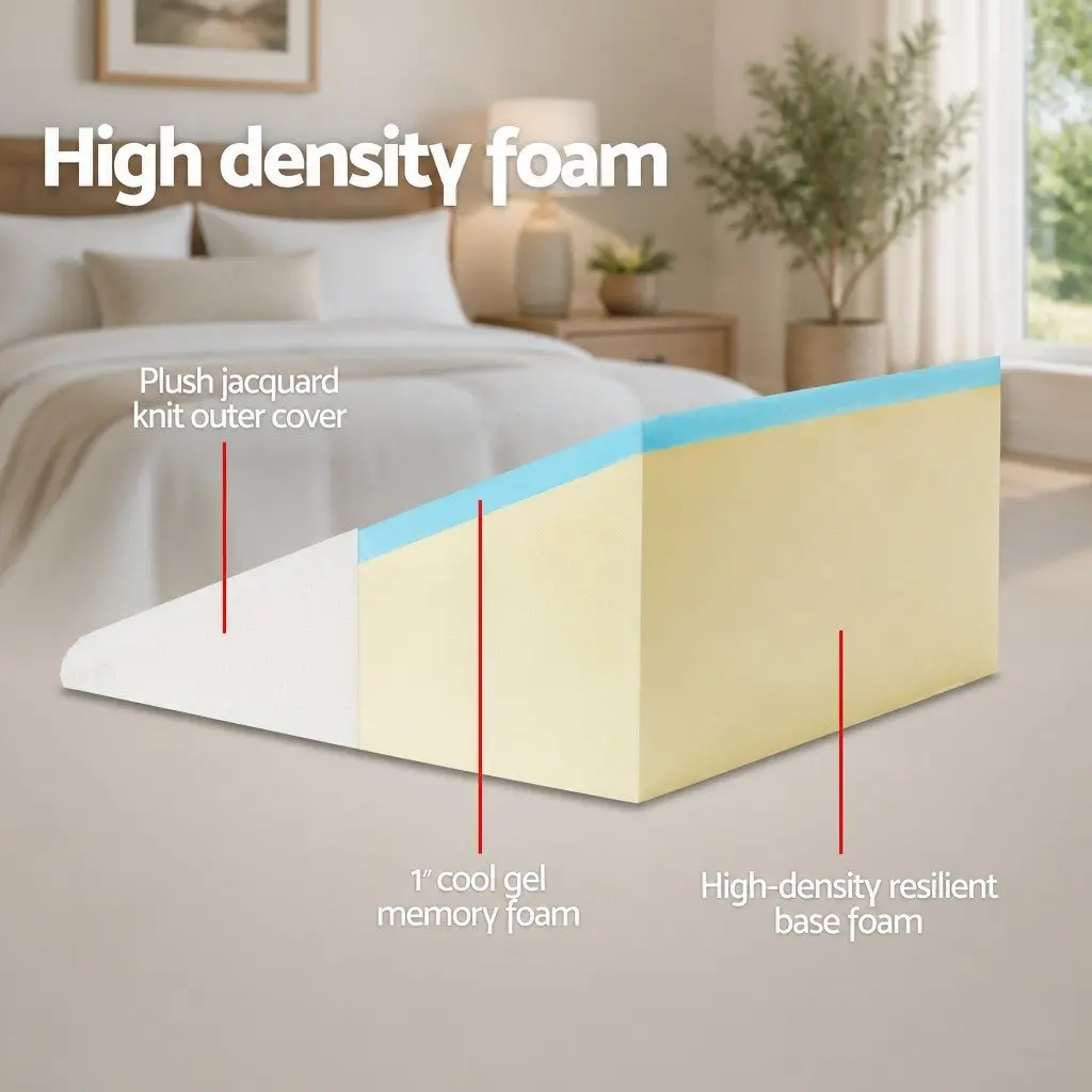 Bed Wedge Support Pillow for Elevation and Comfort