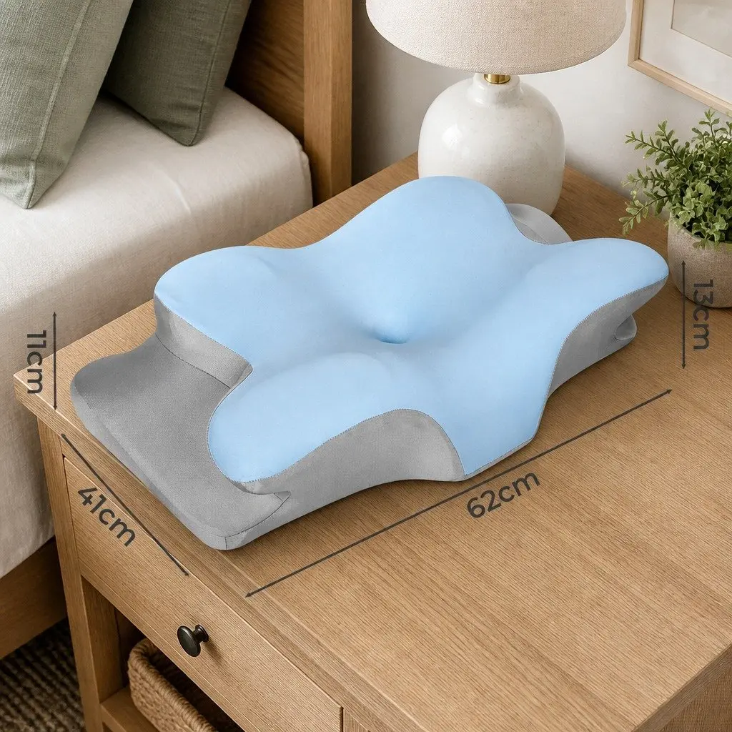 Ergonomic Memory Foam Contour Pillow for Neck Support