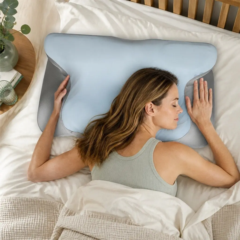 Ergonomic Memory Foam Contour Pillow for Neck Support