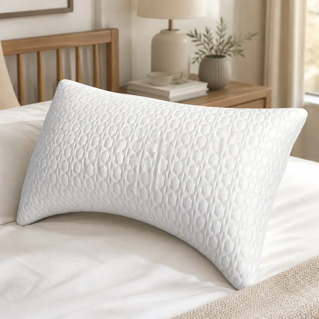 Cooling Memory Foam Pillow for Neck Pain Relief