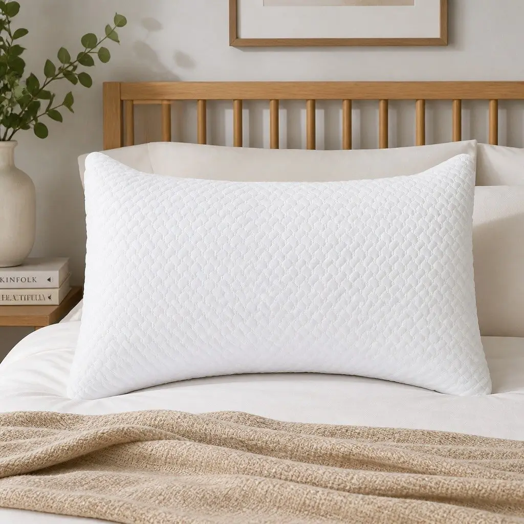 Cooling Memory Foam Pillow for Neck Pain Relief