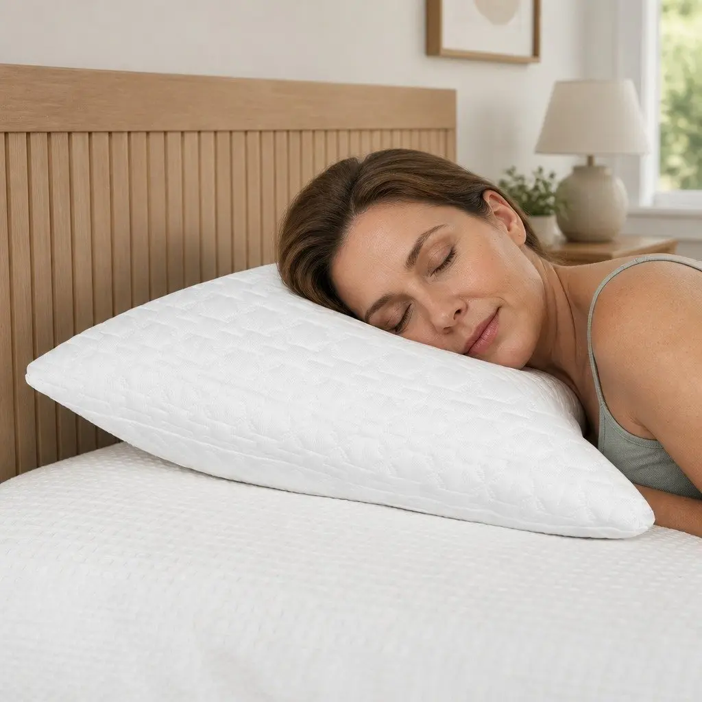 Cooling Memory Foam Pillow for Neck Pain Relief