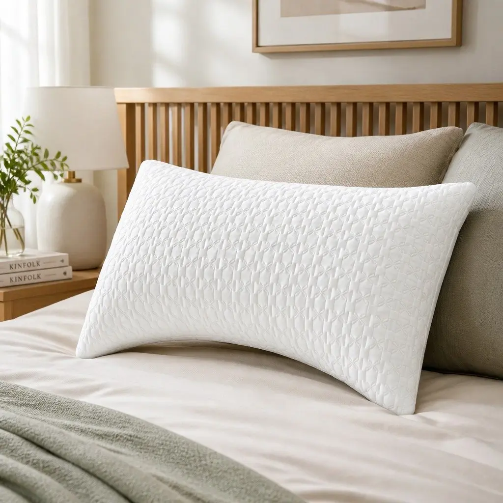 Cooling Memory Foam Pillow for Neck Pain Relief