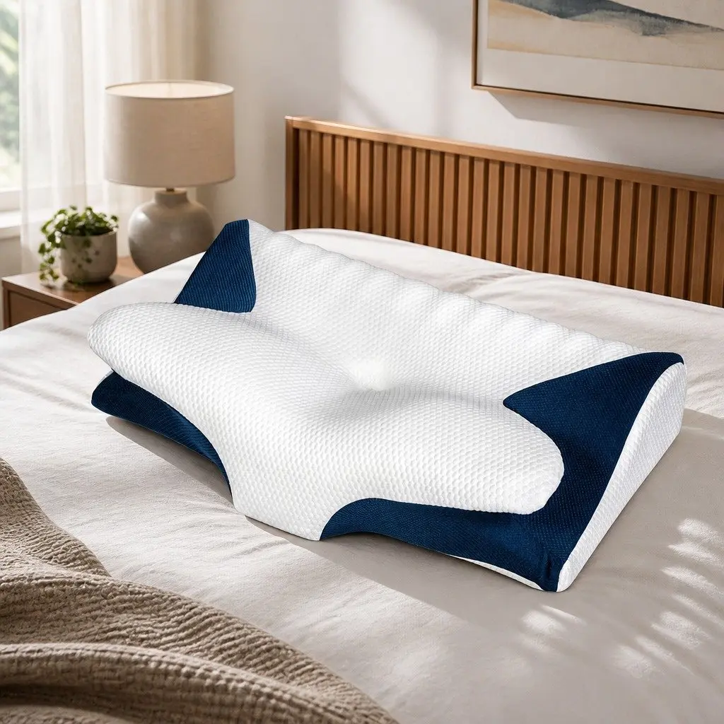 Ergonomic Cervical Pillow for Neck Support and Comfort
