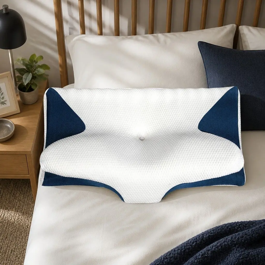 Ergonomic Cervical Pillow for Neck Support and Comfort