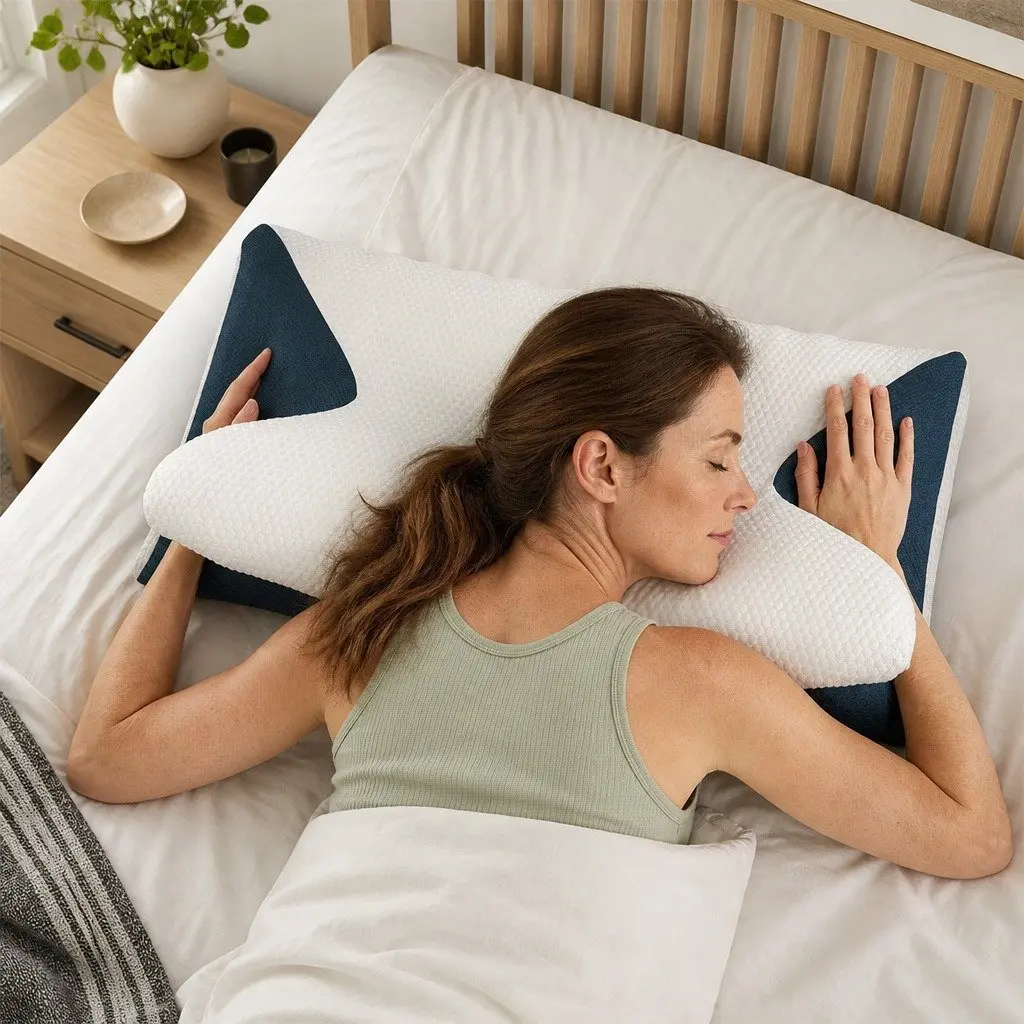 Ergonomic Cervical Pillow for Neck Support and Comfort