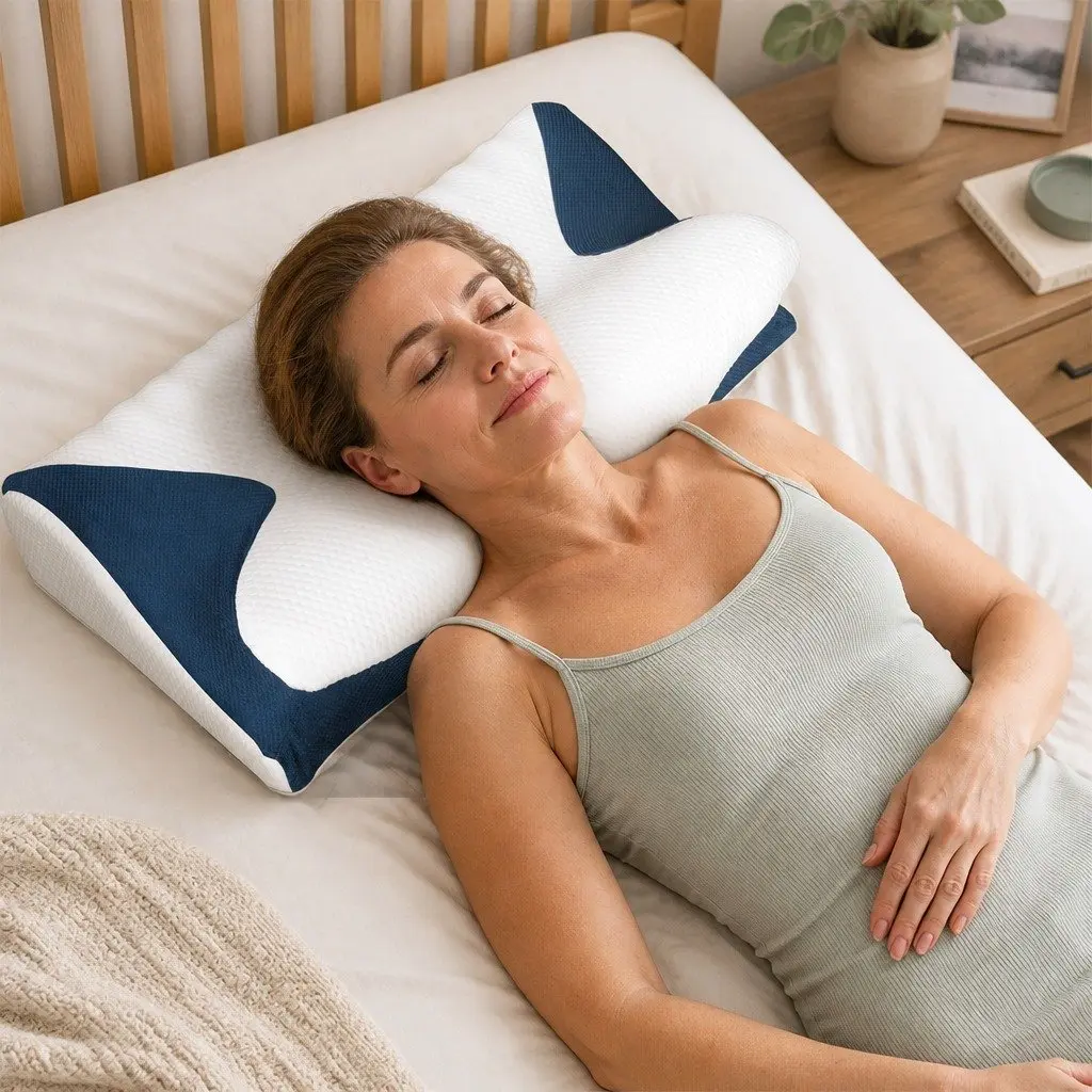 Ergonomic Cervical Pillow for Neck Support and Comfort
