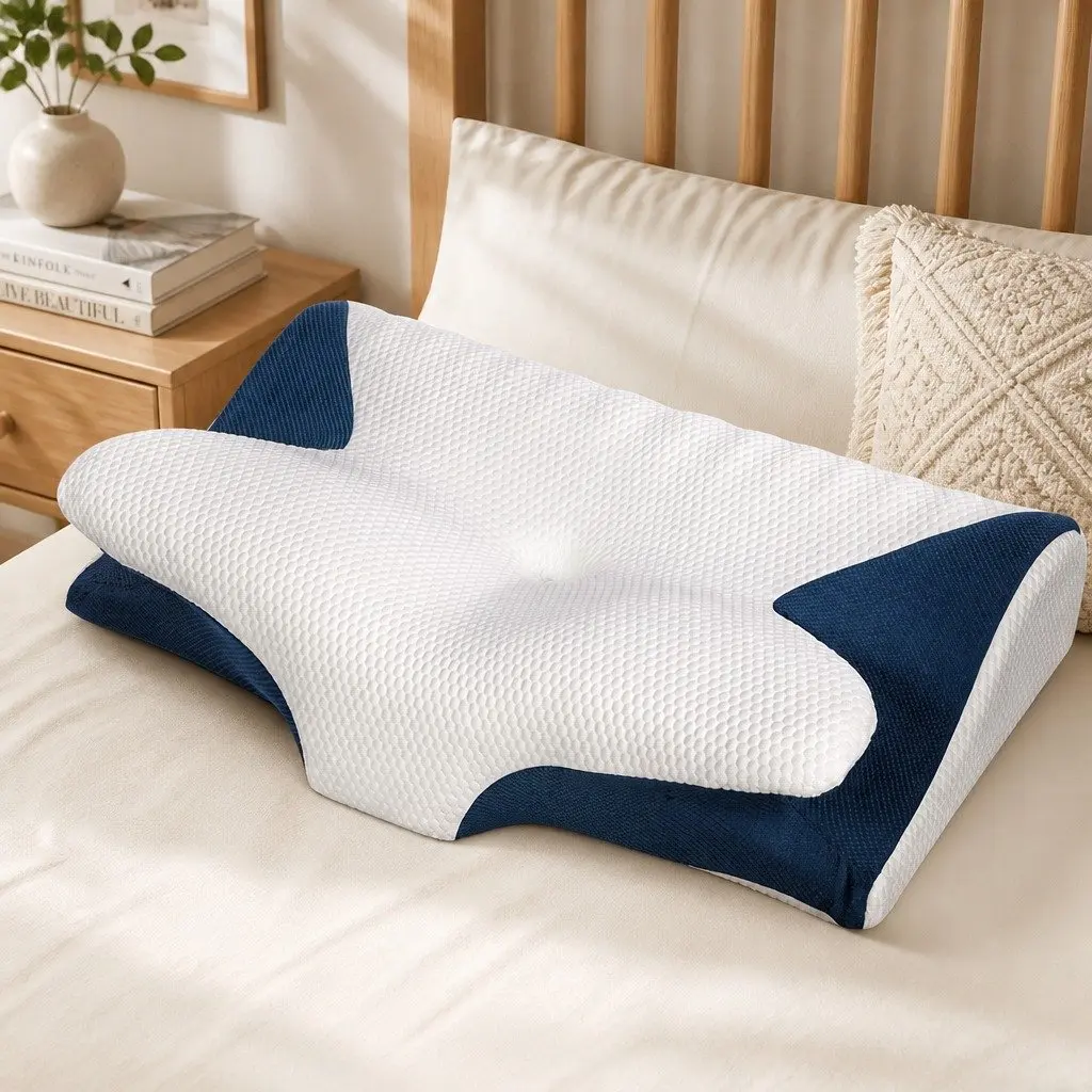 Ergonomic Cervical Pillow for Neck Support and Comfort