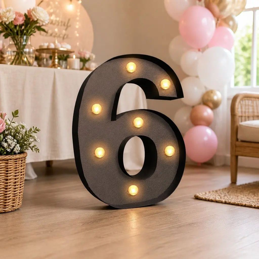 LED Metal Number Lights for Marquee Displays