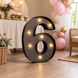Durable LED Metal Number Lights for Marquee Displays