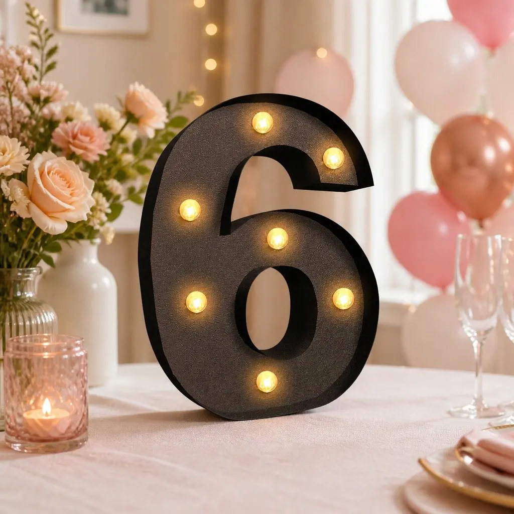 LED Metal Number Lights for Marquee Displays